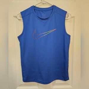 Nike Royal Blue Sleeveless Shirt. Boys  XL
